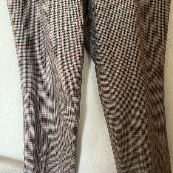 Brown Plaid Trousers - Picture 2 of 7